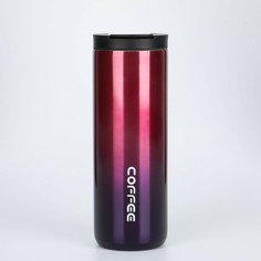 Термокружка, 500 мл, coffee, сохраняет тепло 8 ч, розовая Мастер К.