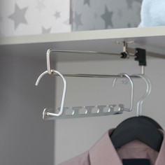 Вешалка-трансформер, 6 крючков, 26 см, металл No Brand