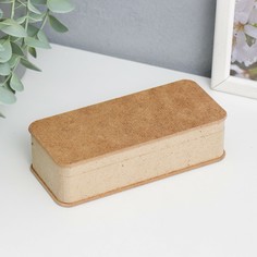 Шкатулка для декора из мдф 14,5х6,5х4 см No Brand