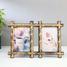 Фоторамка пластик на 2 фото 10х15 см No Brand