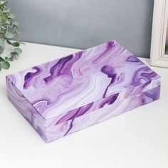 Шкатулка кожзам для украшений No Brand