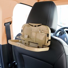Подставка на подголовник mdc-106, пластиковая, бежевая No Brand