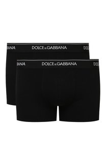 Комплект из двух хлопковых боксеров Dolce & Gabbana