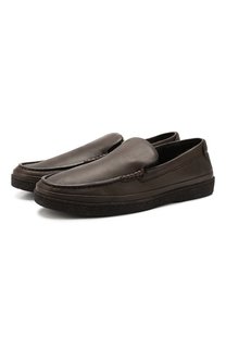 Кожаные лоферы Ermenegildo Zegna