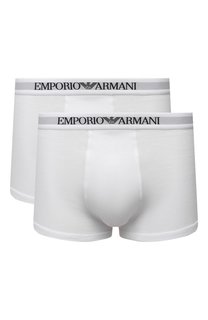 Комплект из двух хлопковых боксеров Emporio Armani