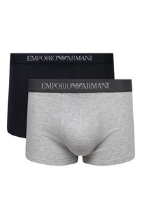 Комплект из двух хлопковых боксеров Emporio Armani