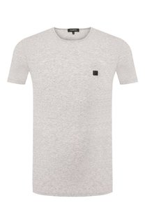 Хлопковая футболка с круглым вырезом Ermenegildo Zegna