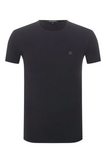 Хлопковая футболка с круглым вырезом Ermenegildo Zegna