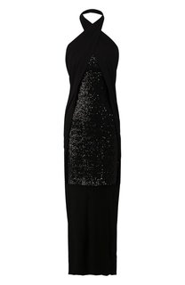 Платье с пайетками Balmain