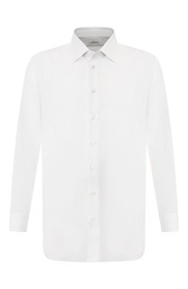 Сорочка из смеси хлопка и льна Brioni