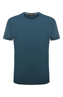 Футболка из шелка и хлопка Loro Piana