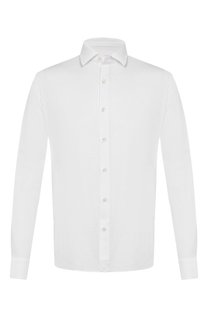 Хлопковая рубашка Ermenegildo Zegna