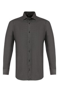 Хлопковая рубашка Z Zegna