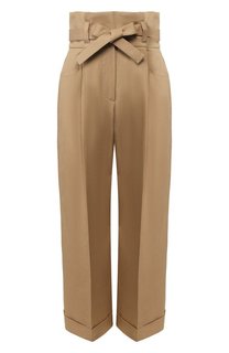 Брюки из смеси хлопка и льна Brunello Cucinelli