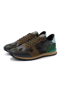 Комбинированные кроссовки Rockrunner Valentino