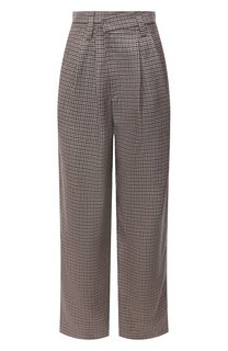 Брюки из льна и шерсти Brunello Cucinelli