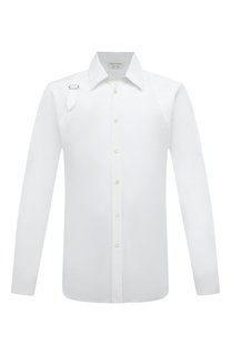 Хлопковая рубашка Alexander McQueen