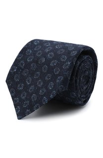 Галстук из шерсти и шелка Kiton