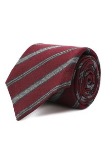 Галстук из шерсти и шелка Kiton