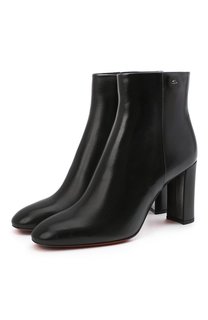 Кожаные ботильоны Santoni