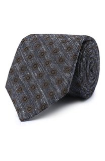 Галстук из шерсти и шелка Kiton