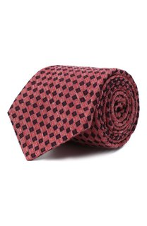 Галстук из шерсти и шелка Kiton
