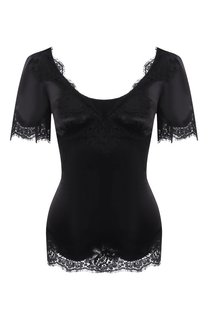Топ из смеси шелка и хлопка Dolce & Gabbana