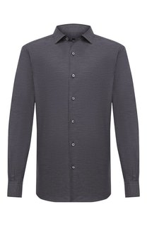 Хлопковая рубашка Ermenegildo Zegna