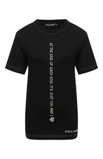 Хлопковая футболка Dolce & Gabbana