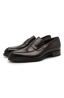 Кожаные пенни-лоферы Brioni