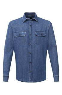 Джинсовая рубашка Ermenegildo Zegna