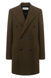Шерстяное пальто Saint Laurent