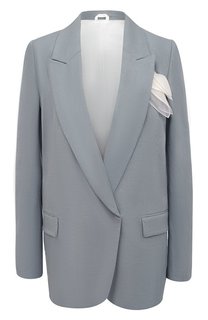 Жакет из хлопка и льна Brunello Cucinelli