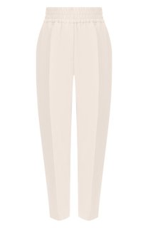 Брюки из смеси вискозы и льна Brunello Cucinelli