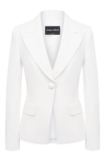 Жакет из вискозы и шелка Giorgio Armani