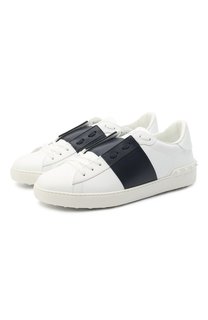 Кожаные кеды Open Valentino
