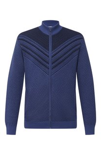 Кардиган из шерсти и шелка Zilli Sport