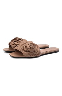 Кожаные шлепанцы Atelier 03 Rose Edition Valentino
