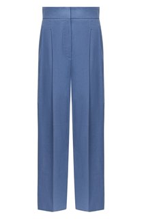 Брюки из хлопка и льна Brunello Cucinelli