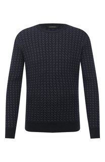 Джемпер из шелка и шерсти Ermenegildo Zegna