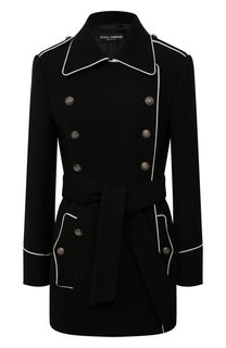 Шерстяное пальто Dolce & Gabbana