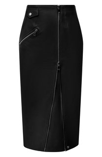 Кожаная юбка Alexander McQueen