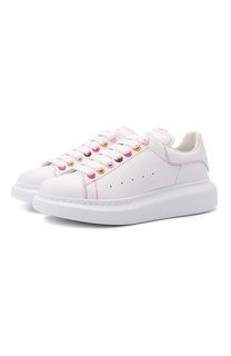 Кожаные кеды Oversized Alexander McQueen