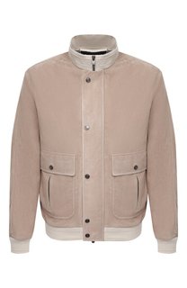 Замшевый бомбер Z Zegna