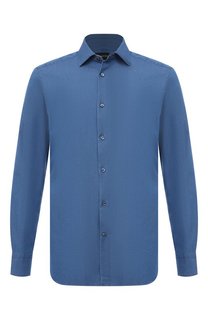 Хлопковая рубашка Ermenegildo Zegna