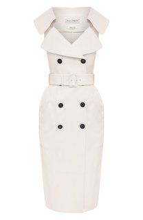 Кожаное платье Alexander McQueen