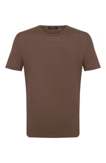 Льняная футболка Ermenegildo Zegna