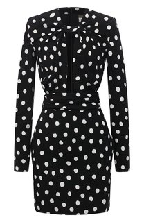 Платье из вискозы Saint Laurent