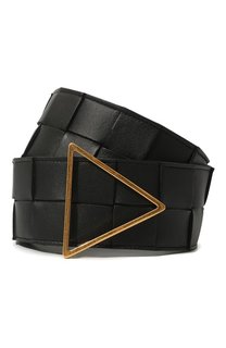 Кожаный ремень Maxi Intreccio Bottega Veneta