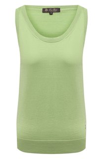 Топ из смеси шелка и хлопка Loro Piana